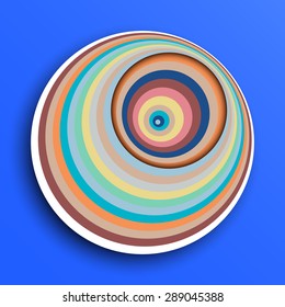 Abstract circles vector background