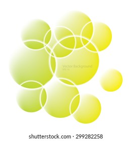 Abstract circles vector background.