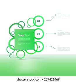 Abstract Circles Vector Illustration 
