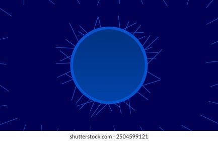 abstract circles waves. circle in the middle background