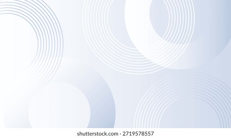 Círculos abstratos, branco e cinza, formas geométricas, linhas, design moderno para papéis de parede e fundos, apresentações simples, 163 caracteres