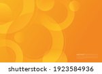 Abstract circles yellow background vector illustration 