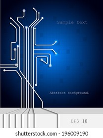 Abstract circuit board background