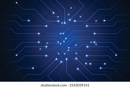 Abstract Circuit Board Background for AI and all others Technological Purposes. 