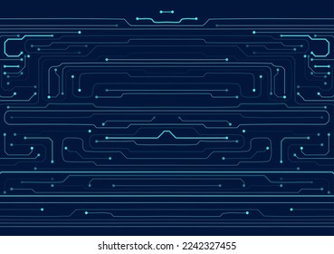 Resumen del fondo de la placa de circuito. Ilustración de inteligencia artificial. Antecedentes de la innovación digital