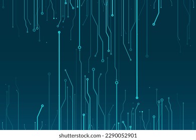 Abstract circuit board background. Artificial Intelligence illustration. Digital innovation background