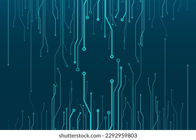 Abstract circuit board background. Artificial Intelligence illustration. Digital innovation background