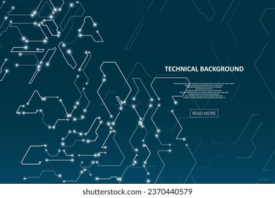 Abstract circuit board background. Artificial Intelligence illustration. Digital innovation background