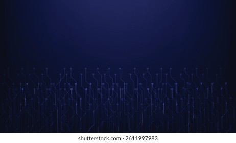 abstract circuit board background with blank space 