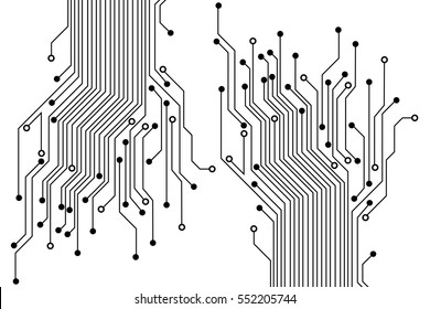 Abstract circuit board background. Technology modern background for design. Vector illustration