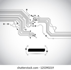 abstract circuit board background texture - vector