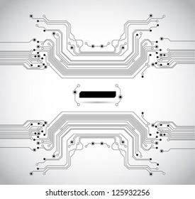abstrakte Leiterplattenhintergrund - Vektorgrafik