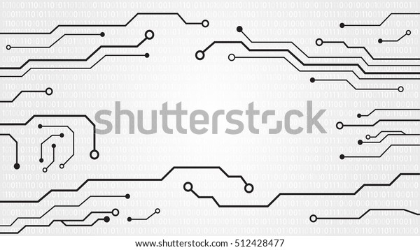抽象的な回路基板の背景 ベクターイラスト のベクター画像素材 ロイヤリティフリー