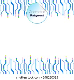 Abstract Circuit Board Background. Web Design Vector.