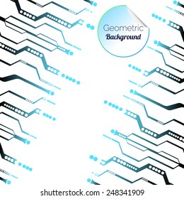 Abstract Circuit Board Background. Web Design Vector.