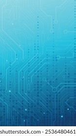 Fondo digital de tecnología de gradiente azul de placa de circuito Abstractas
