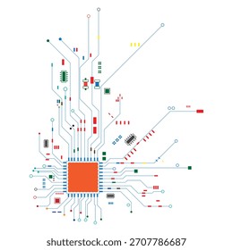 Abstract Circuit Board Design. Abstract Circuit Board Design.