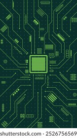 Abstract circuit board digital technology wallpaper