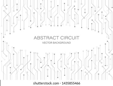 Abstract circuit board electronic texture in the white background