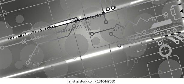 Abstract circuit board futuristic quantium cyber technology background