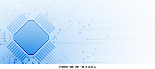 Abstract circuit board futuristic technology processing business background