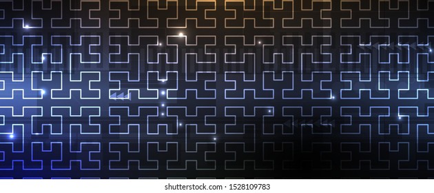Abstract circuit board futuristic technology processing business background