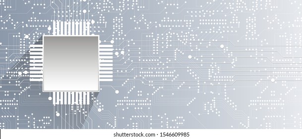 Abstract circuit board futuristic technology processing business background