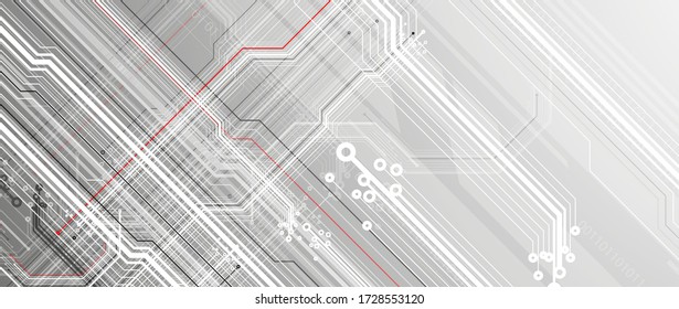 Abstract circuit board futuristic technology processing business background