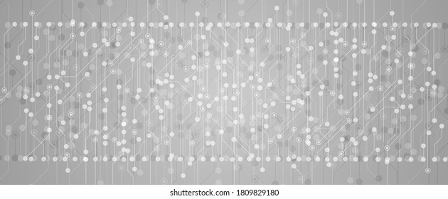 Abstract circuit board futuristic technology processing business background