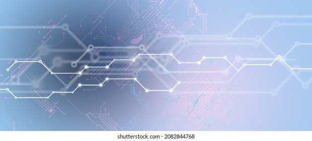 Abstract circuit board futuristic technology, data business background