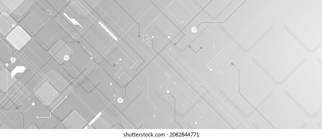 Abstract circuit board futuristic technology, data business background
