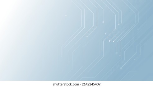 Abstract circuit board with Futuristic technology digital hi tech concept on blue background. Vector illustration