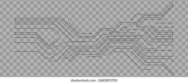 Abstract circuit board lines background, digital technology connection pattern.