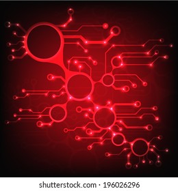 Abstract circuit board techno background. EPS10 vector illustration pattern 