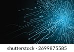 Abstract Circuit Board Technology Background Vector Design