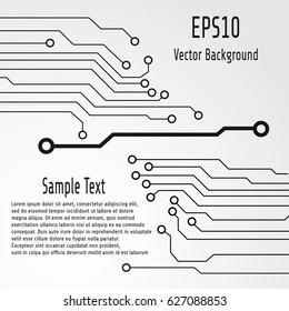 Abstract Circuit Board Texture Vector Background