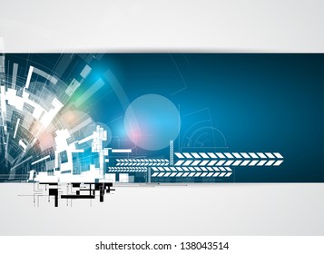 abstract circuit cyber high technology business background