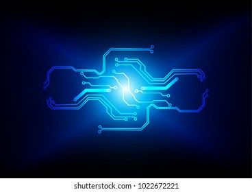 abstract circuit design, digital technology background. illustration vector design.vector concept  design