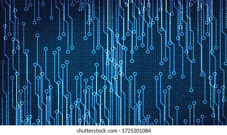 Abstract Circuit Digital Microchip on Technology Background,Hi-tech Digital and security Concept design,Free Space For text in put,Vector illustration.