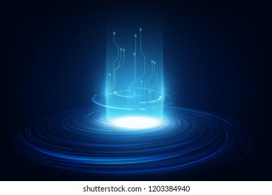abstract circuit networking blockchain concept background