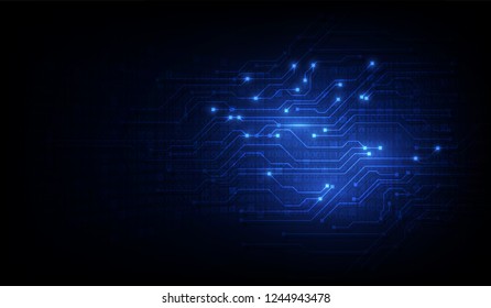 abstract circuit networking blockchain concept background