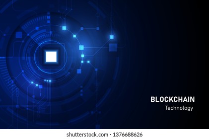 abstract circuit networking blockchain concept background. vector illustration eps10