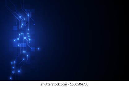abstract circuit networking blockchain concept background