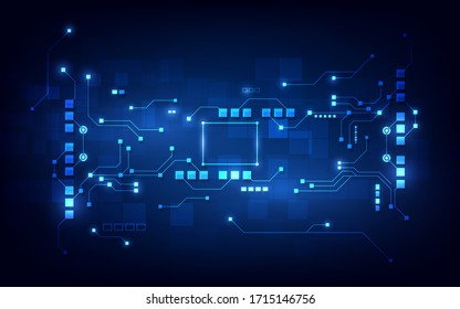 abstract circuit networking blockchain concept background