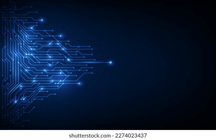 abstract circuit networking blockchain concept background	
