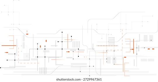Fondo de concepto de placa de tecnología de circuito Abstractas