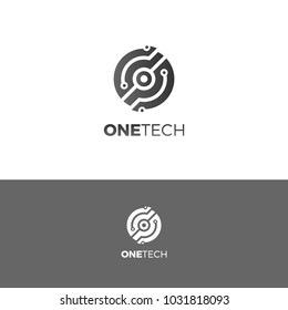 Abstract Circuit Technology Logo Sign Symbol Icon