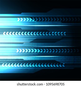 Abstract Circuits Cyber on Hi-tech Technology Background,future and Digital Concept design,Vector Illustration.