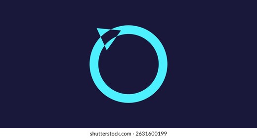 Abstract Circular Arrow Logo Design