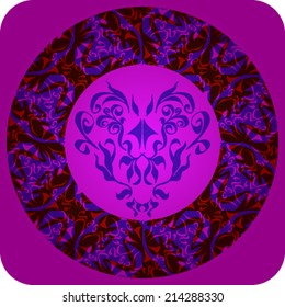 Abstract circular background